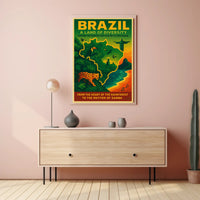 Brazil A Land Of Diversity Poster
