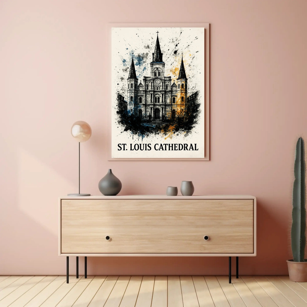 St. Louis Cathedral Art Poster