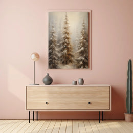 Winter Forest Serenity Poster