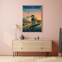Bilbao Guggenheim Museum Poster: Cultural or Heritage Poster