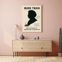 Mark Twain The Echoes of American Literature Poster