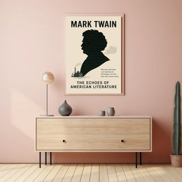 Mark Twain The Echoes of American Literature Poster