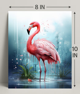 The Majestic Flamingo Poster