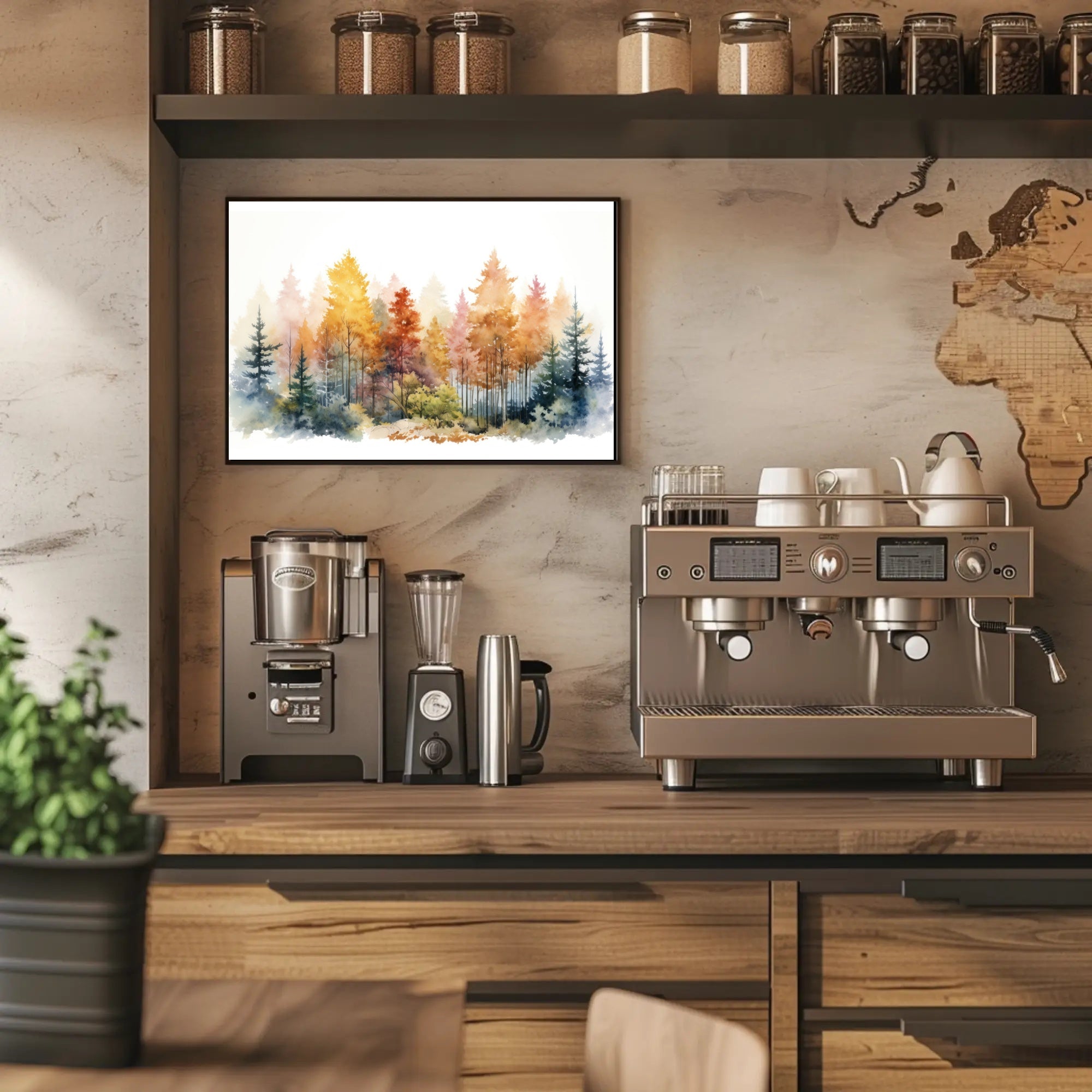Autumn Forest Serenity Poster