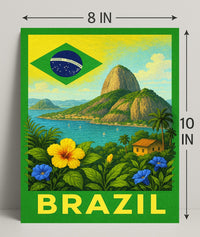 Discover Brazil Poster PosterGoat