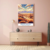 Death Valley Desert Escape National Park Poster