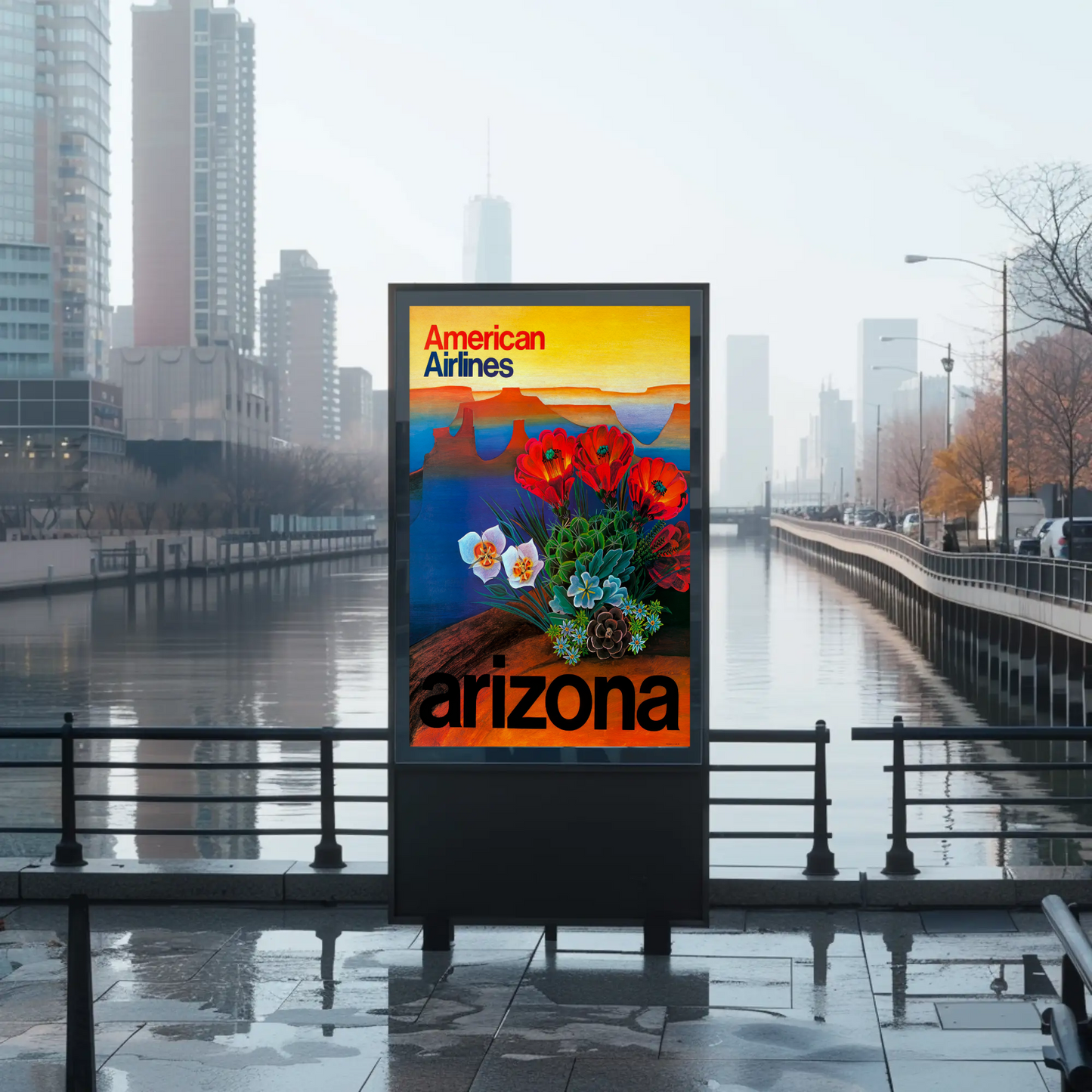 American Airlines Arizona Travel Poster