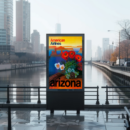 American Airlines Arizona Travel Poster