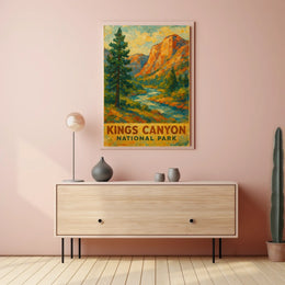 Kings Canyon National Park Poster