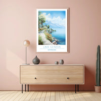 Tranquil Beauty of Lake Geneva Poster