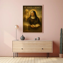 St. Angela Merici Renaissance Spirituality Historical Poster PosterGoat