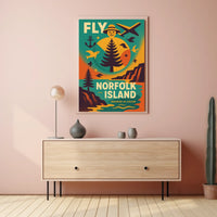 Fly to Norfolk Island Poster