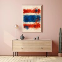 Abstract National Colors Poster