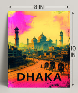 Dhaka Cityscape Poster PosterGoat