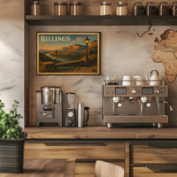 Billings Gateway to the West Travel Poster