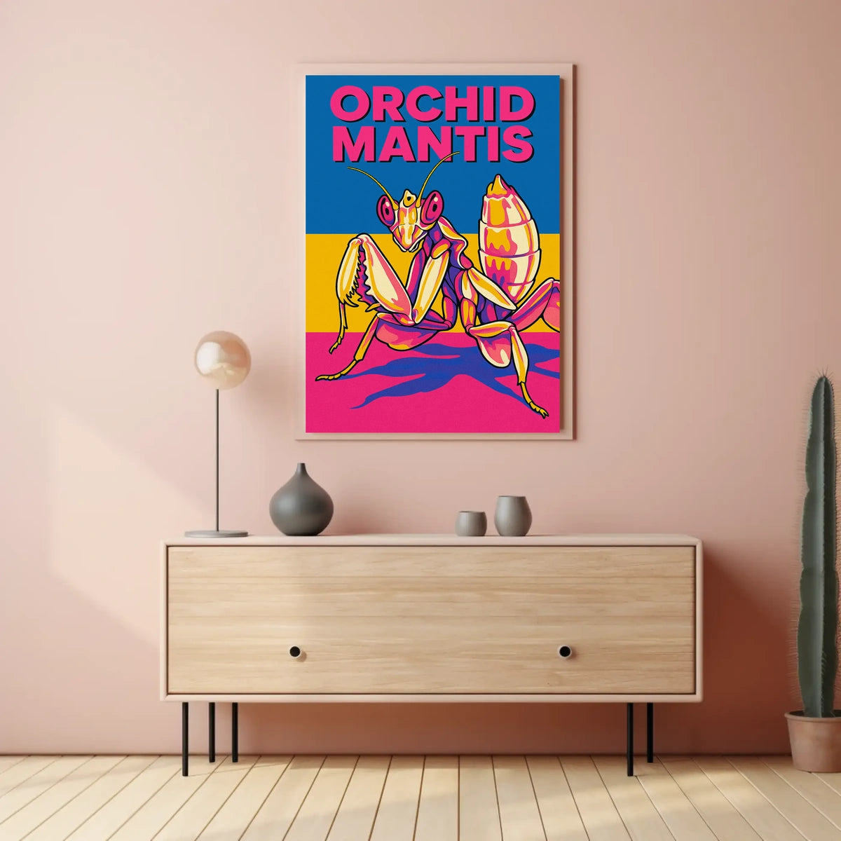 Orchid Mantis Poster