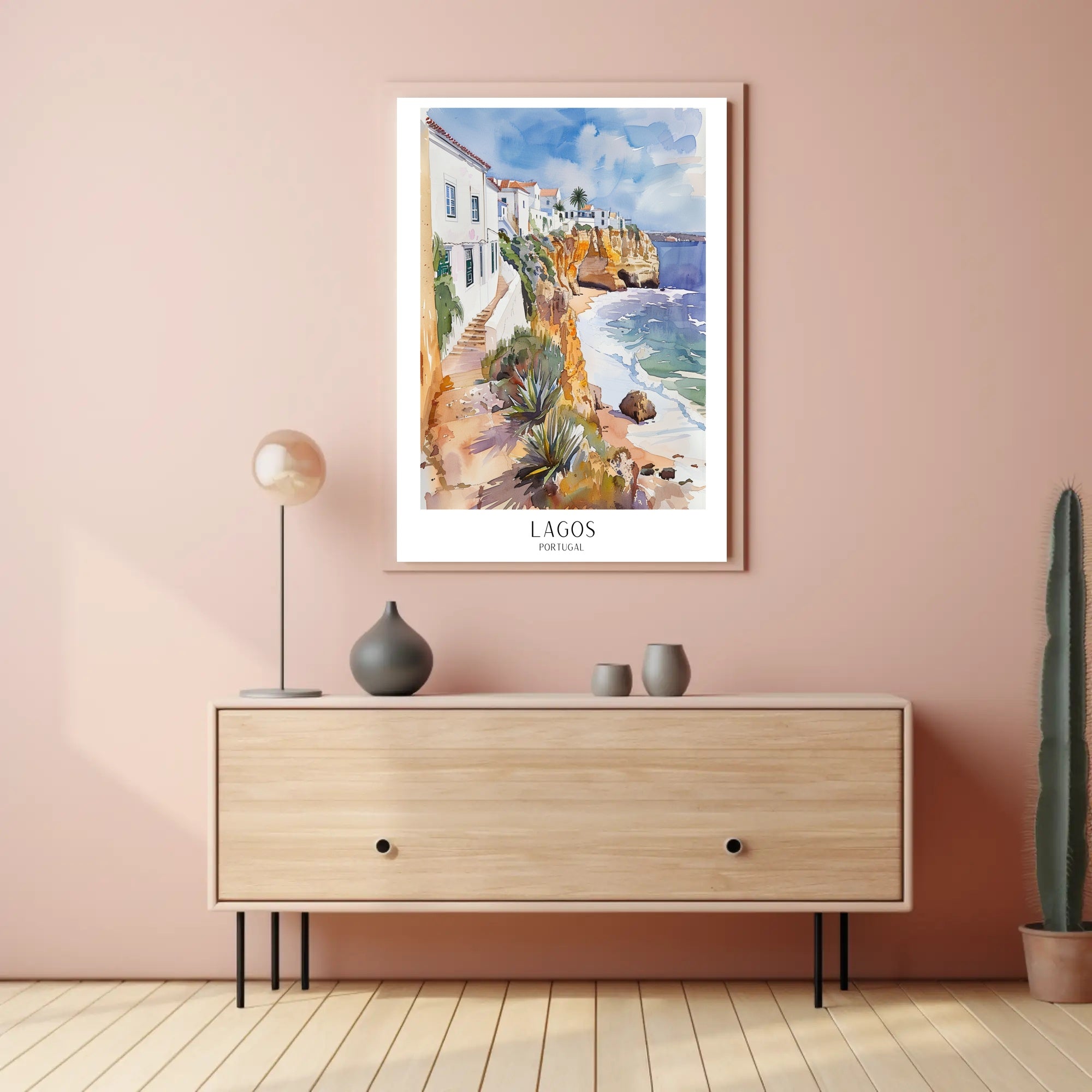 Lagos Portugal Scenic View Travel Poster PosterGoat