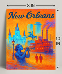 New Orleans Vibes Poster PosterGoat