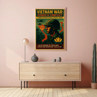 Vietnam War Echoes of Conflict Poster