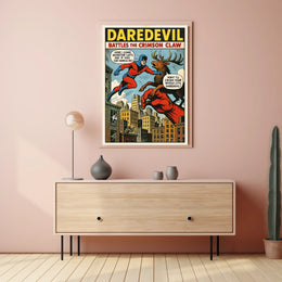 Daredevil Battles the Crimson Claw Poster