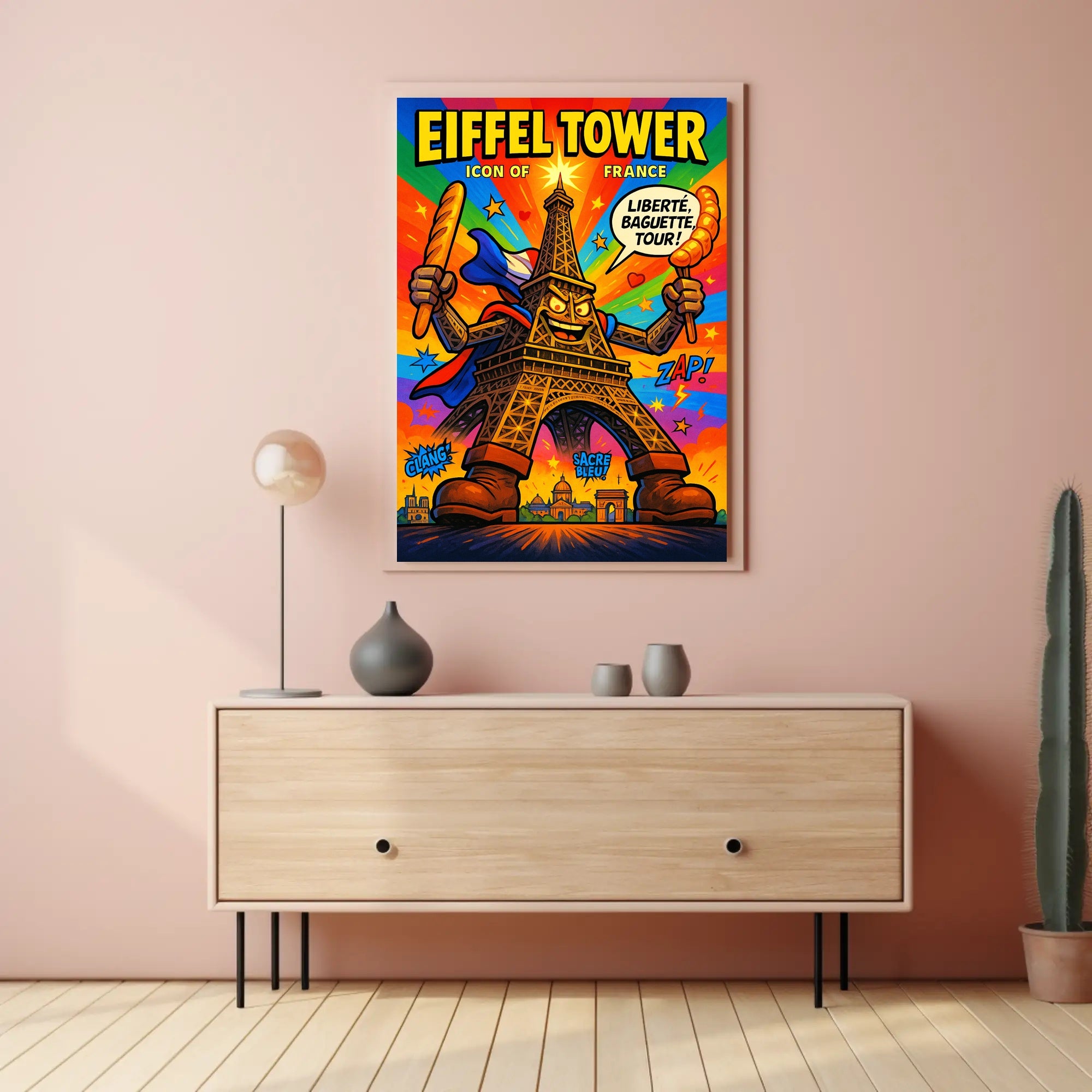Eiffel Tower Icon of France Poster PosterGoat