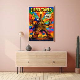 Eiffel Tower Icon of France Poster PosterGoat