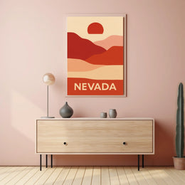 Nevada Sunset Poster