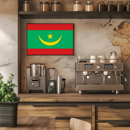 Mauritania Flag Poster
