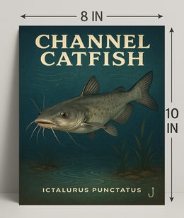Channel Catfish Poster PosterGoat