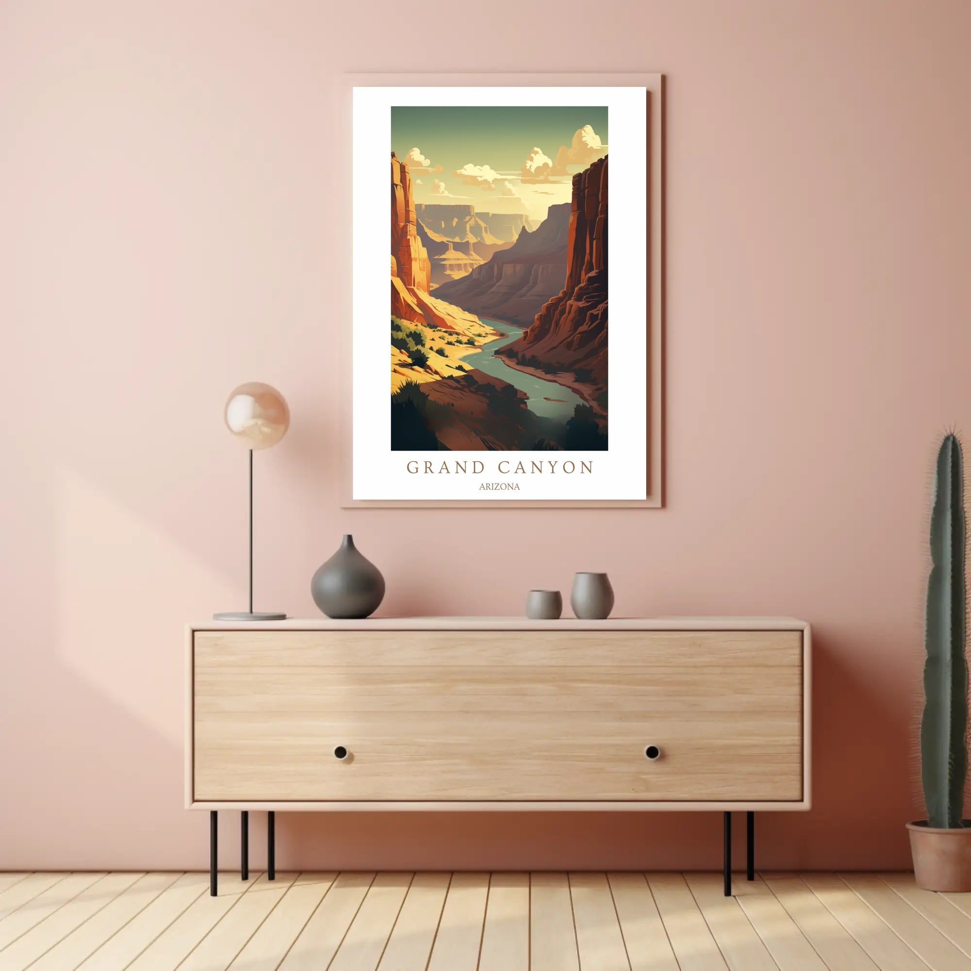Majestic Grand Canyon Poster PosterGoat