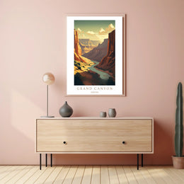 Majestic Grand Canyon Poster PosterGoat