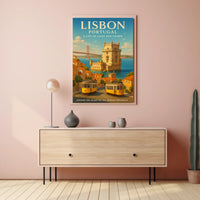 Lisbon, Portugal A City of Light and Charm Poster