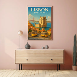 Lisbon, Portugal A City of Light and Charm Poster