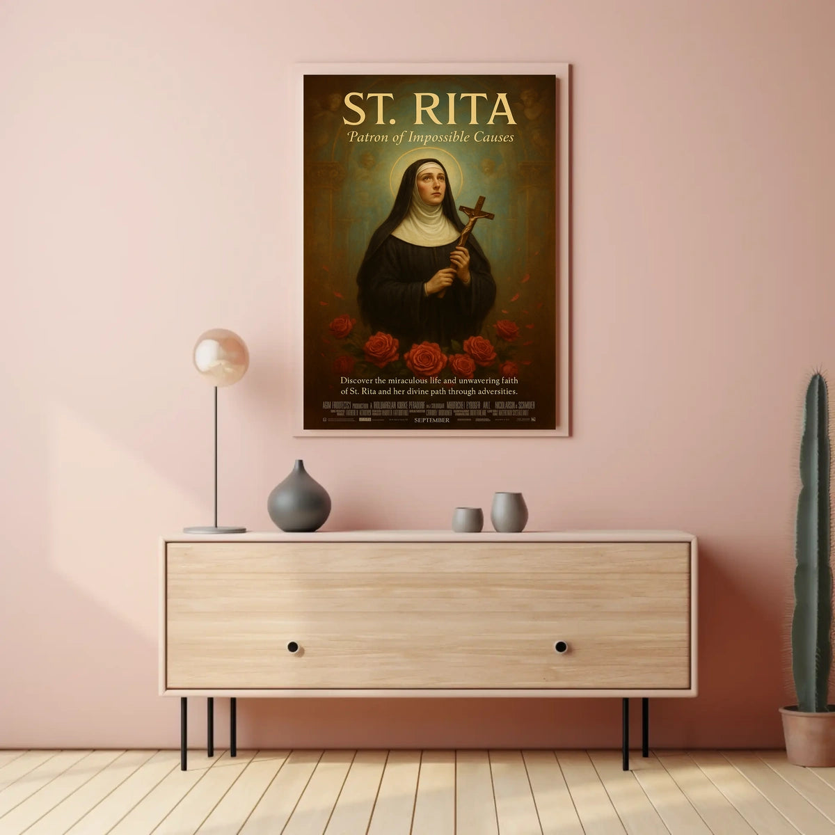 St. Rita Patron of Impossible Causes Poster