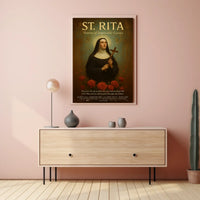 St. Rita Patron of Impossible Causes Poster