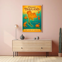 Thailand Travel Landmarks Culture Posters Poster