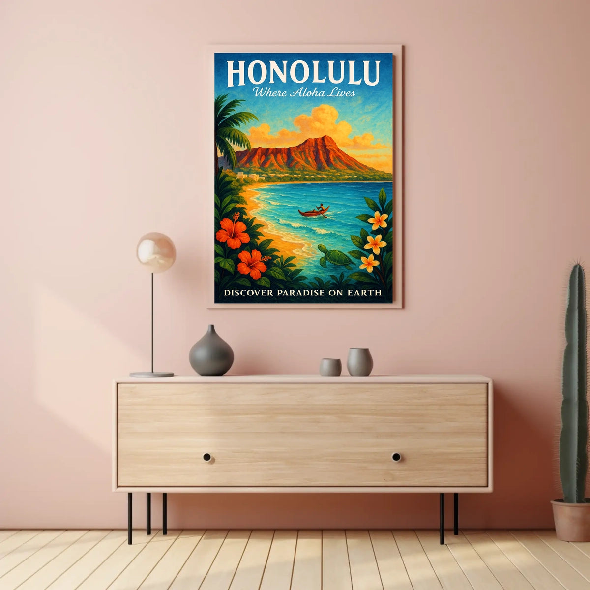 Discover Paradise in Honolulu Poster