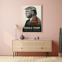 Donald Trump 47th President of the United States Reflections Poster