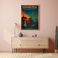 Shanghai Crossroads of Tradition and Innovation Poster