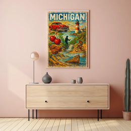 Discover Michigan Poster
