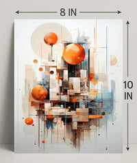 Abstract Geometric Composition Abstract Poster PosterGoat