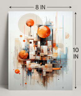 Abstract Geometric Composition Abstract Poster PosterGoat