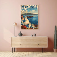 Scenic Mykonos Poster
