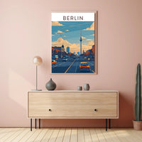 Berlin Cityscape Poster