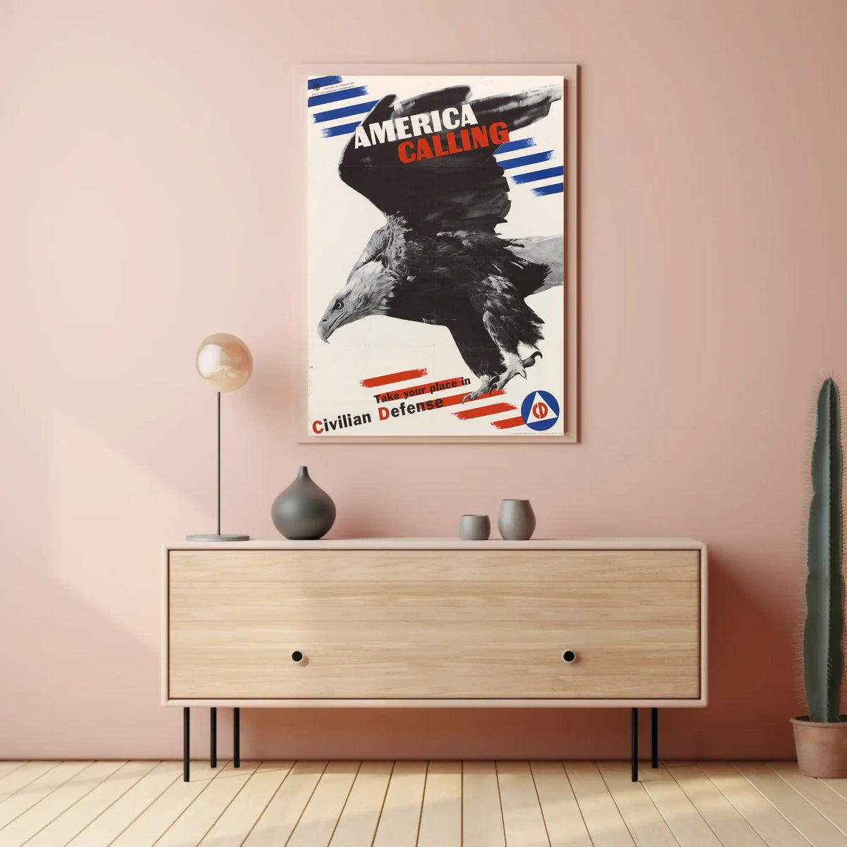 Vibrant Abstract Art Poster for Creative Spaces