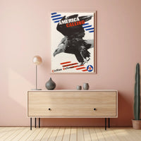 Vibrant Abstract Art Poster for Creative Spaces