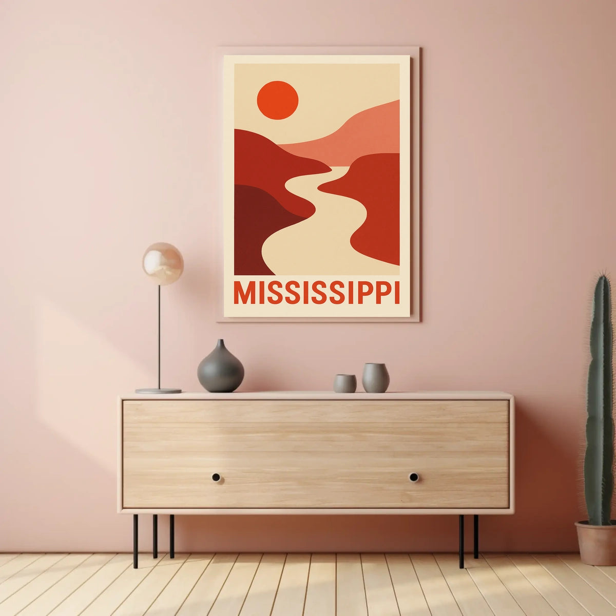 Mississippi Landscape Poster