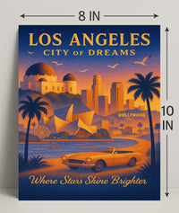 Los Angeles City of Dreams Poster Print PosterGoat