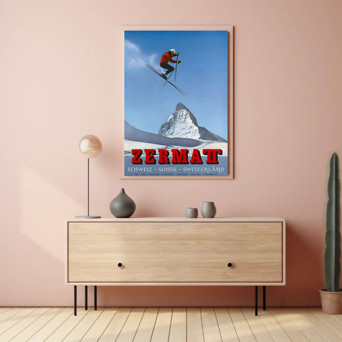 Zermatt Ski Adventure Poster