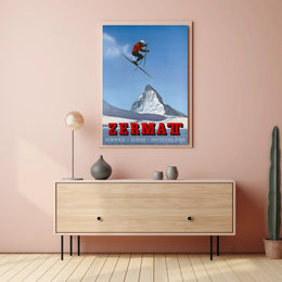 Zermatt Ski Adventure Poster